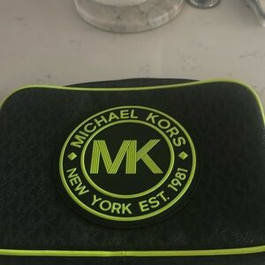 Michael Kors, CameraBag crossbody, neon green purse new without tags